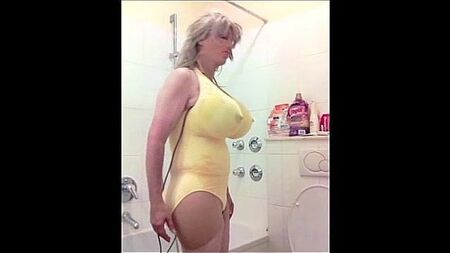 Breast Expansion yellow Bodysuit