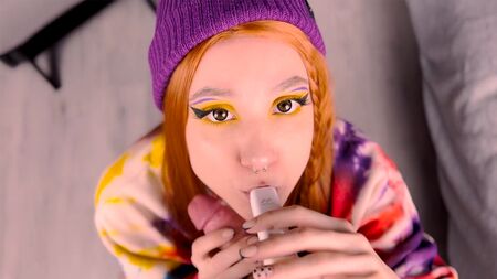 Red hair cutie presented me her ass after blowjob 4K