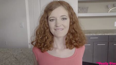 Abby Rains (Behind Closed Doors)[2019, All Sex, Hairy Pussy, Redhead, Petite, Blowjob, Creampie, Handjob, POV, HD 1080p]