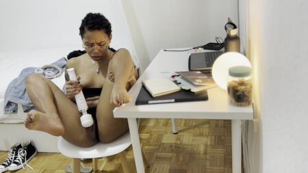 The Truth Behind My Study Routine. Hard Work, Hard Orgasm!