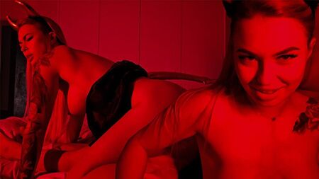 Naughty Devil Woman Haunts and Fucks the Boy in His Dream