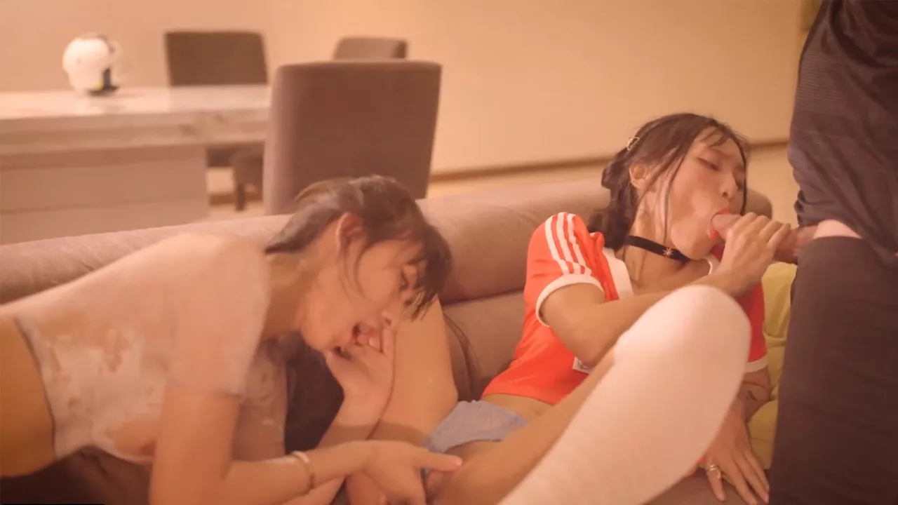 Sexy new Asian recruit for the Soccer club - XXXi.PORN Video