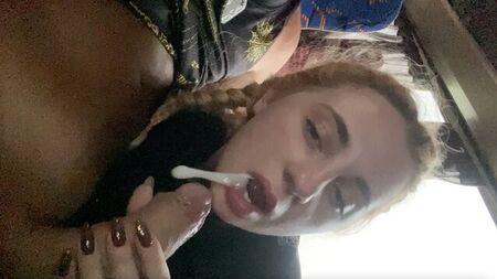 WTF! I got CAUGHT without the bus ticket and the ticket inspector made me SUCK and CAME in MY MOUTH!