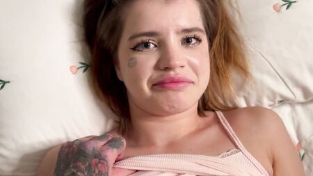 Step Sister Woke Up And Started Choking On My Cock