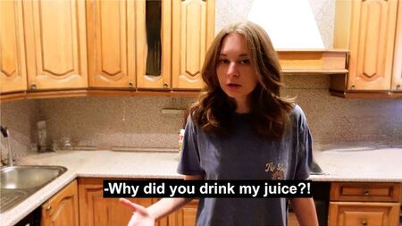 My angry roommate turned into a cutie after my dick
