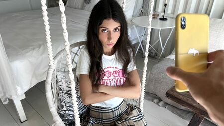 Step Daddy found out that his Stepdaughter is Filming Porn - He Was Shocked!