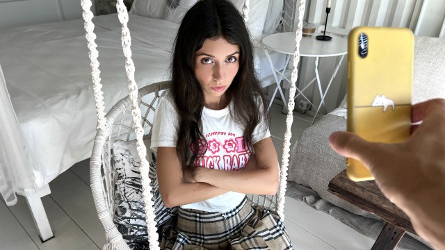 Step Daddy found out that his Stepdaughter is Filming Porn - He Was Shocked!