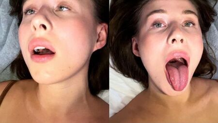 Cumming and rolling my eyes in orgasm