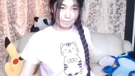 Kazakh woman masturbates anal