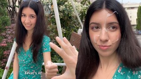 I got a little bit of dirt on my face