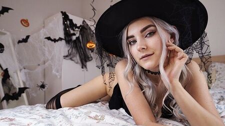 A witch waiting for the magic of sex