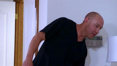 Amber Rain fucks her husband and his friend