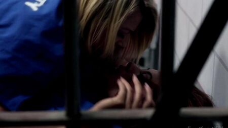 Two prisoners lick in the cell