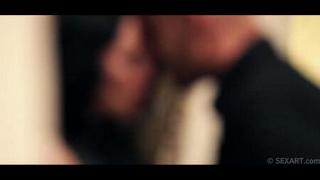 A man completely satisfied the sultry brunette Gina Devine