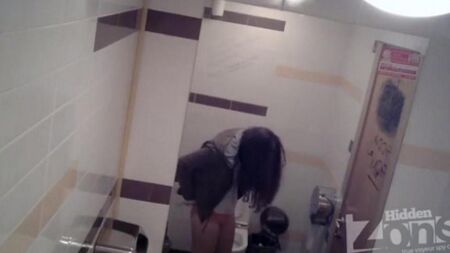 Camera in the woman's toilet