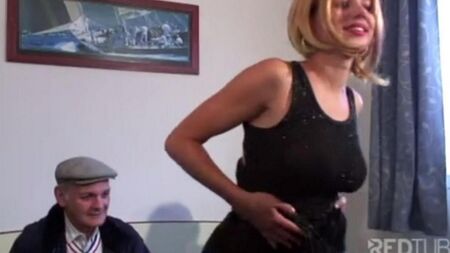 The old man ordered a young whore to his house