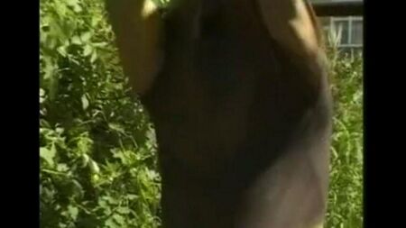 A man in the hayloft fingering his big dick