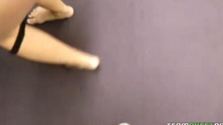 The cute blonde sucks sweetly