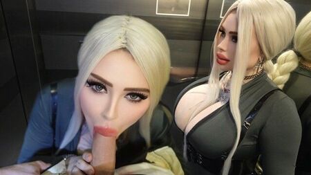 Elevators are designed for quick blowjobs