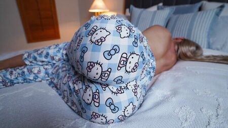 The pajamas on this ass are unnecessary