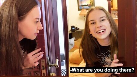 Every evening, he stops by to visit his neighbor