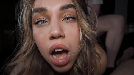 Dazed from orgasm to trembling