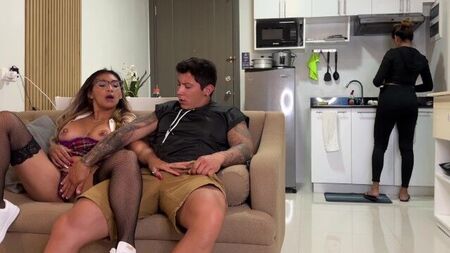 She quietly to him, he unnoticed to her — and both come