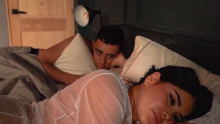 Unable to sleep when all I can think about are his lips and her moans