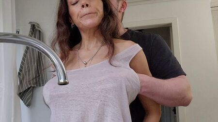 Mature breasts, wild moans