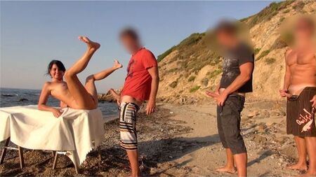 A crowd of guys, and me with a desperate plea
