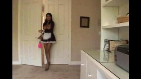 Fucked the housekeeper while the wife is at work