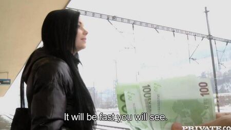 Brunette agreed to sex for money