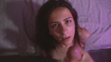 Put handcuffs on her and come on her face