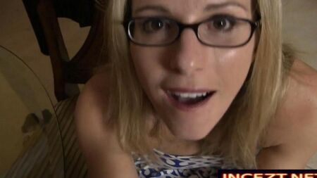 Mommy makes a blowjob to his son and swallows sperm