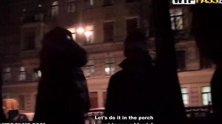 Russian girl was fucked in the toilet at a New Year's party