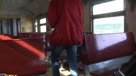 Pickup on the train ended in a homemade gangbang