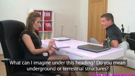 A man at a casting in a woman