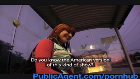 The guy takes an interview at the whore right at the station