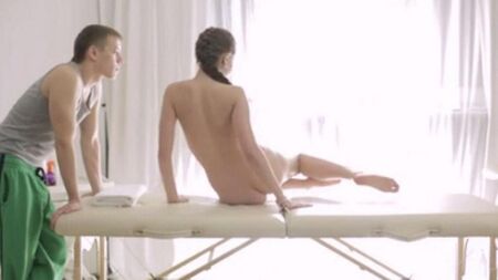 Nina's beauty fucked on the massage table