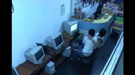Webcam in the Internet cafe