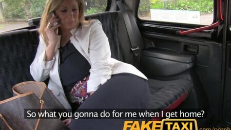 Sex in a car with a blonde