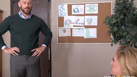 Cherie Deville fucks with a subordinate in the office