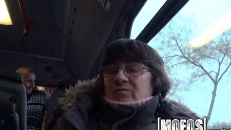 Directly on the bus fucked the girl in the ass