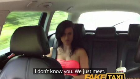 The girl paid in a taxi with her body