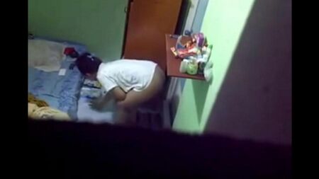 Hidden camera installed in the female room in the hostel
