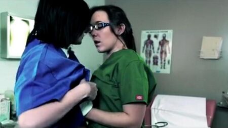 Hairy lesbians lick pussies in pose 69