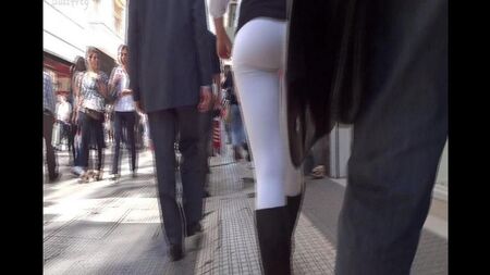 The camera follows the juicy Argentine ass
