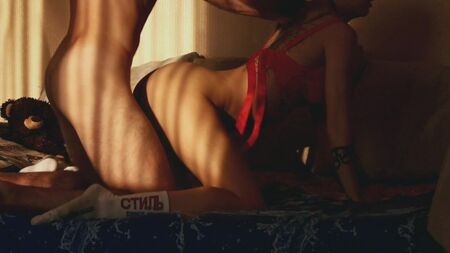 Real couple homemade wet blowjob & fuck at sunset