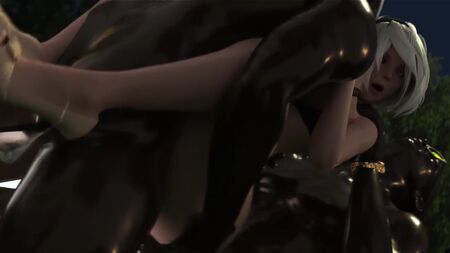 2B Night Park Double Penetration [Grand Cupido]( Nier Automata )