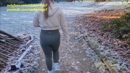 Public Park Makes Me Wana Fuck in Winter